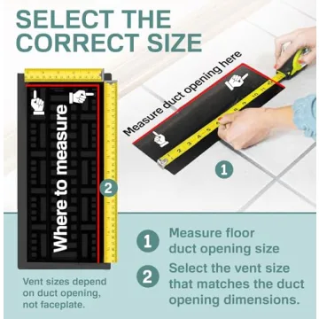 Stylish Basketweave Floor Vent Cover for Home Airflow