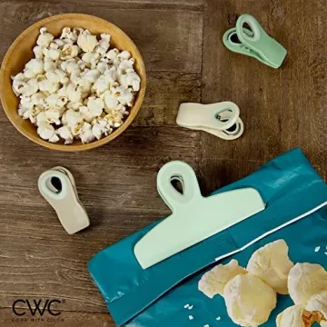 Cook with Color Food Bag Clips for Fresh Food Storage