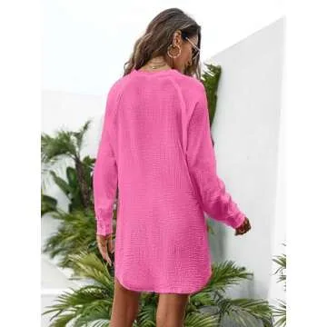 Elegant Sucolan Women's Swimsuit Coverup for Beach Fun