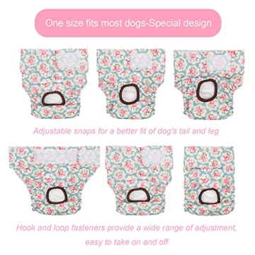 CuteBone Washable Dog Diapers for Comfort and Convenience