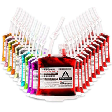 Blood Bags for Drink Dispenser Party Supplies, Reusable IV Drink Bags for Nurses Day, Halloween, Gra...