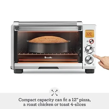 Breville Smart Oven Compact Convection Fast Cooking BOV670BSS