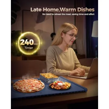 Electric Warming Mat for Food - Fast & Portable