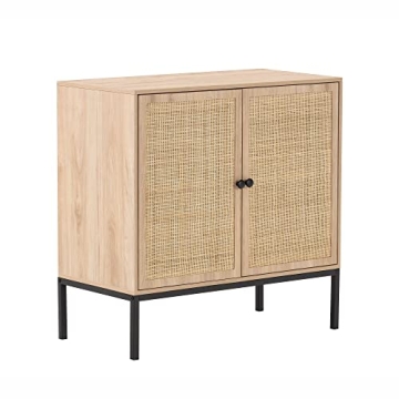 XIAO WEI Boho Industrial Sideboard Cabinet for Home