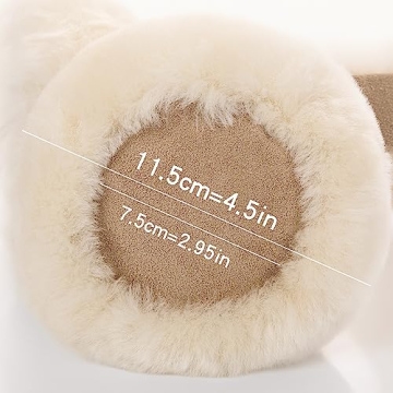 Wool Ear Muffs: Fluffy Cozy Ear Warmers for Winter