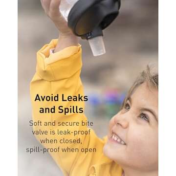 CamelBak eddy+ 14oz Kids Water Bottle with Tritan Renew – Straw Top, Leak-Proof When Closed, Jungle Animals