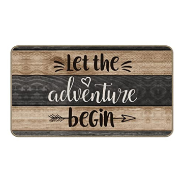 XAPEK RV Door Mat - Log Cabin Decor, 30''x17'' Camper Door Mat, RV Decor, Camper Decorations for Ins...