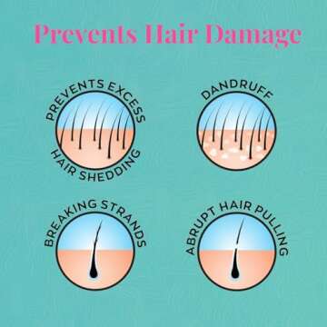 Maroon Detangler Brush by Felicia Leatherwood - For Kinky, Curly, Wavy 4c or Straight Hair - Tame Your Tangles Smooth Your Coils - Pain Free for All Ages