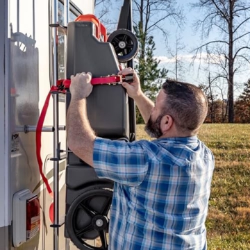 Camco Rhino Steerable Wheel Kit - Easy Towing for RV Tanks