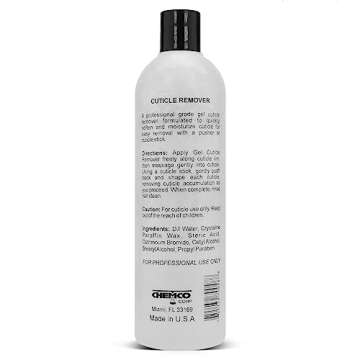 Pro Nail Cuticle Remover Gel 16oz - Effortlessly Softens and Moisturizes Cuticles