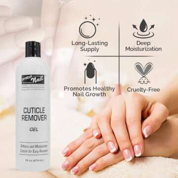 Pro Nail Cuticle Remover Gel 16oz - Professional Quality Care
