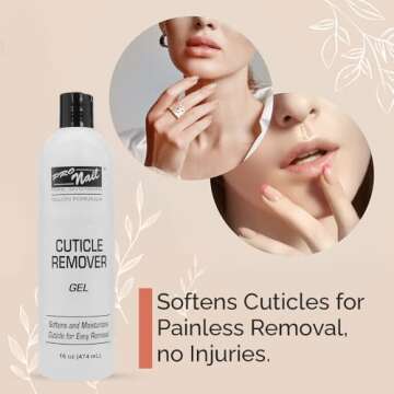 Pro Nail Cuticle Remover Gel 16oz - Professional Quality Care