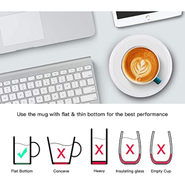 BESTINNKITS Smart Coffee Mug Warmer for Hot Drinks