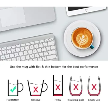 BESTINNKITS Smart Coffee Mug Warmer for Hot Drinks
