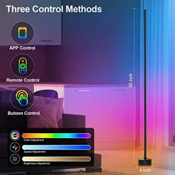 Miortior Smart RGB Floor Lamp with 16 Million Colors