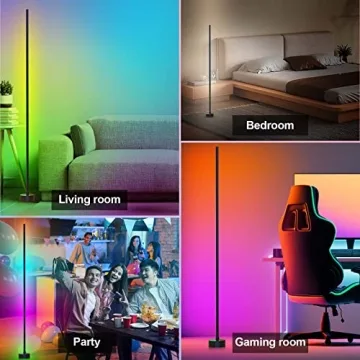 Miortior Smart RGB Floor Lamp with 16 Million Colors