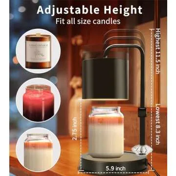 FINPOT Candle Warmer Lamp with Timer - Perfect Gift & Decor