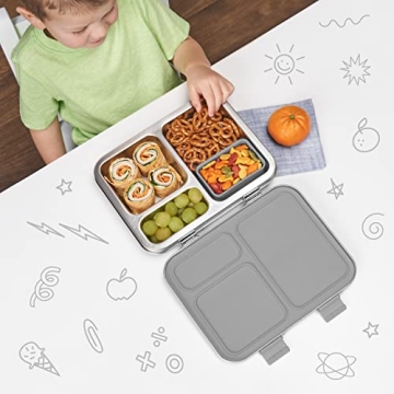 Bentgo Kids Stainless Steel Lunch Box for Ages 3+