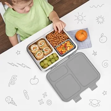 Bentgo Kids Stainless Steel Lunch Box for Ages 3+