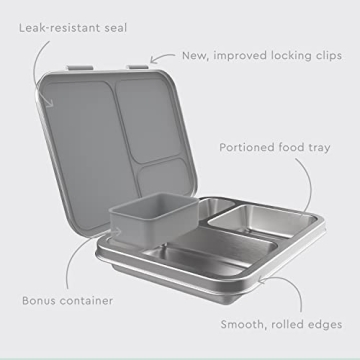 Bentgo Kids Stainless Steel Lunch Box for Ages 3+