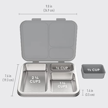 Bentgo Kids Stainless Steel Lunch Box for Ages 3+