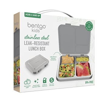 Bentgo Kids Stainless Steel Lunch Box for Ages 3+