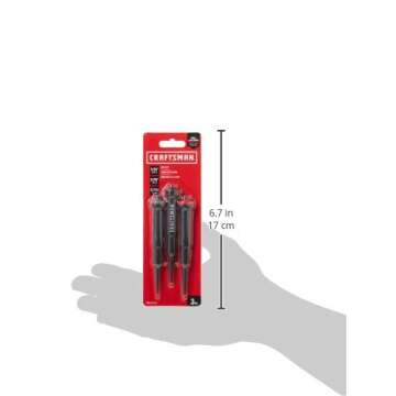CRAFTSMAN Nail Set 3-Piece Set for Home Improvement