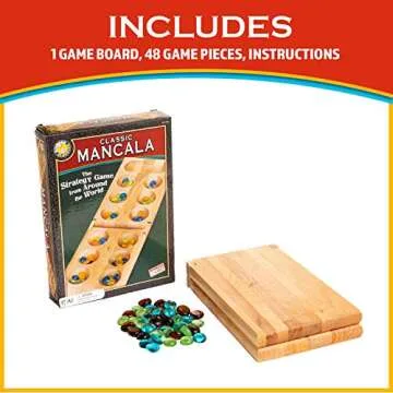 Classic Mancala Fun Board Game for Family and Friends
