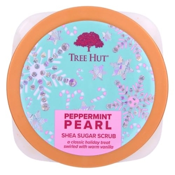 Tree Hut Peppermint Pearl Sugar Scrub for Hydrated Skin