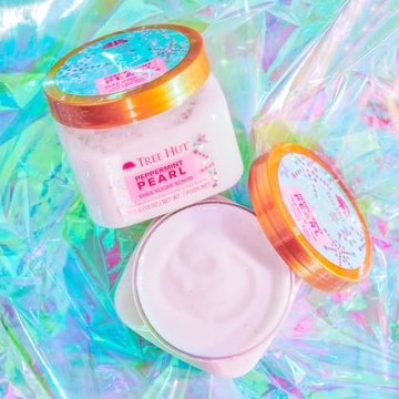 Tree Hut Peppermint Pearl Sugar Scrub for Hydrated Skin