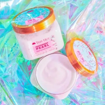 Tree Hut Peppermint Pearl Sugar Scrub for Hydrated Skin
