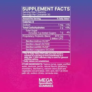 Microbiome Labs MegaSporeBiotic Kids Probiotic - Spore Based Gummy Probiotics for Kids - Supports Gut Health & Immunity with Bacillus Probiotic Blend - Berry Flavored (30 Gummies)