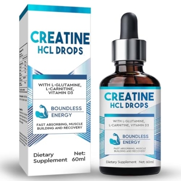 Weeping Willow Oil Co Creatine HCL Drops for Men & Women,Fast Absorbing Liquid Creatine, Promote Ene...