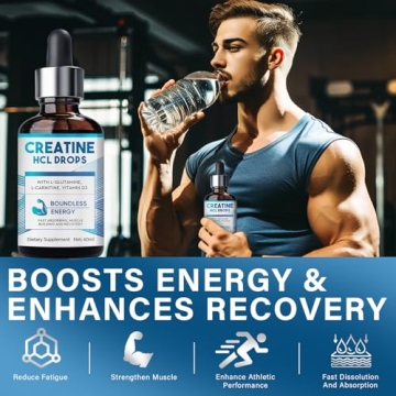 Creatine HCL Drops for Energy & Strength for All