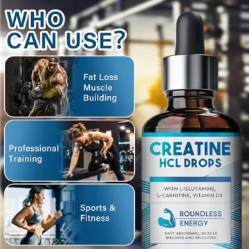 Creatine HCL Drops for Energy & Strength for All