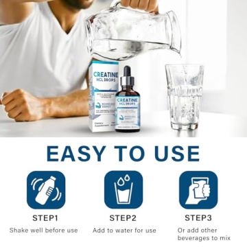 Creatine HCL Drops for Energy & Strength for All