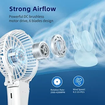 HandFan Portable Misting Fan - Lightweight & Powerful