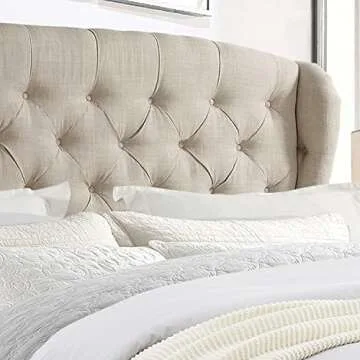 Rosevera Sorrel Adjustable Wingback Bed - King Size