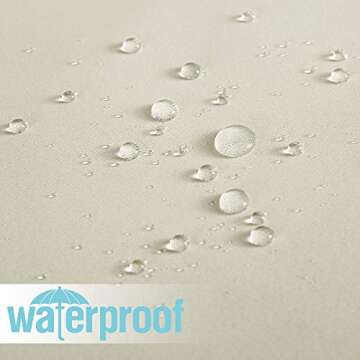 RYB HOME Waterproof Outdoor Curtains for Privacy & Style