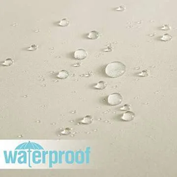 RYB HOME Waterproof Outdoor Curtains for Privacy & Style