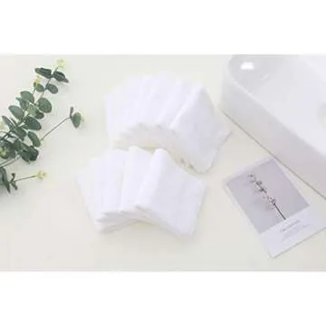 Soft Baby Washcloths - Ultra-Absorbent & Versatile 12 Pack