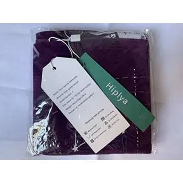 Hiplya Altar Tarot Card Cloth Tablecloth 12 Constellations Velvet Astrology Tarot Divination Cards Table Cloth Tapestry (Purple)