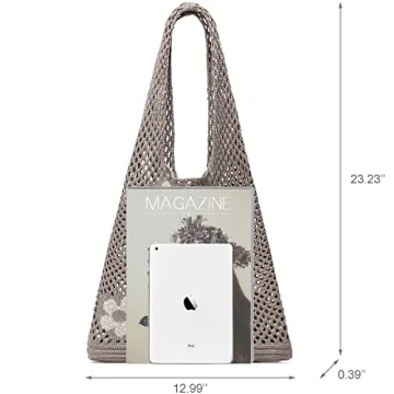 Stylish Crochet Beach Bag Tote for Summer Adventures