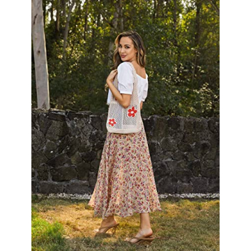 Stylish Crochet Beach Bag Tote for Summer Adventures