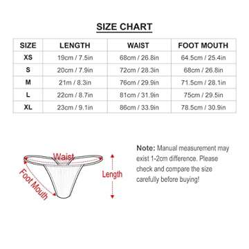BAIJIAOYUN Sexy T Back Thongs for Women, Low Rise Daddys Little Lil Fuck Toy G-String Underwear M, Gifts for Wife Girlfriends