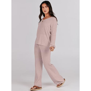 ANRABESS Women’s Stylish 2-Piece Lounge Set