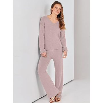 ANRABESS Women’s Stylish 2-Piece Lounge Set