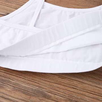 MSemis Women Come Here Daddy Sleeveless Crop Top Mini Camisole Spaghetti Strap Funny Tank Top T-Shirt White Medium