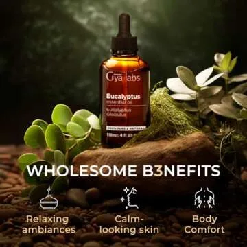 Gya Labs Eucalyptus Essential Oil 100% Pure 4 Fl Oz