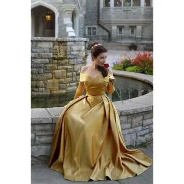 Off Shoulder Satin Prom Dresses Ball Gown Plus Size Formal Dresses for Women Wedding Dress with Slit